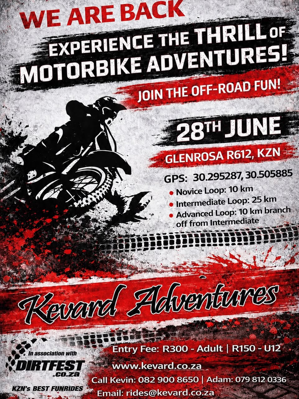 Kevard Adventures Family Fun Ride | 28 June 26 | Off Road Motorbiking